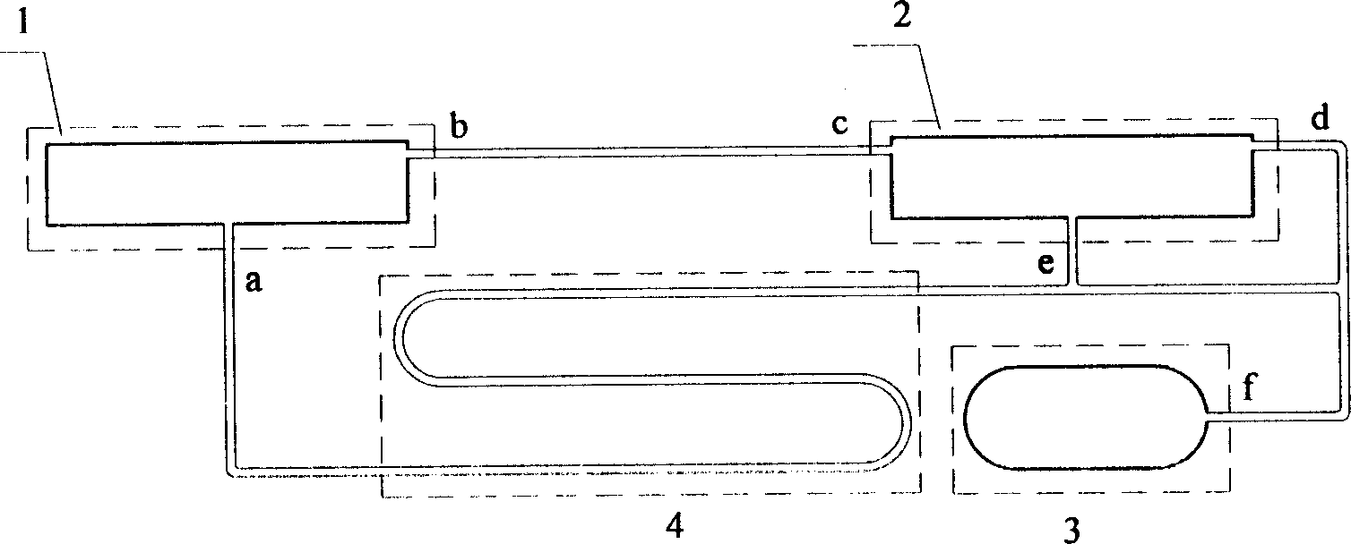 CPC system having plane type capillary core evaporator and condenser