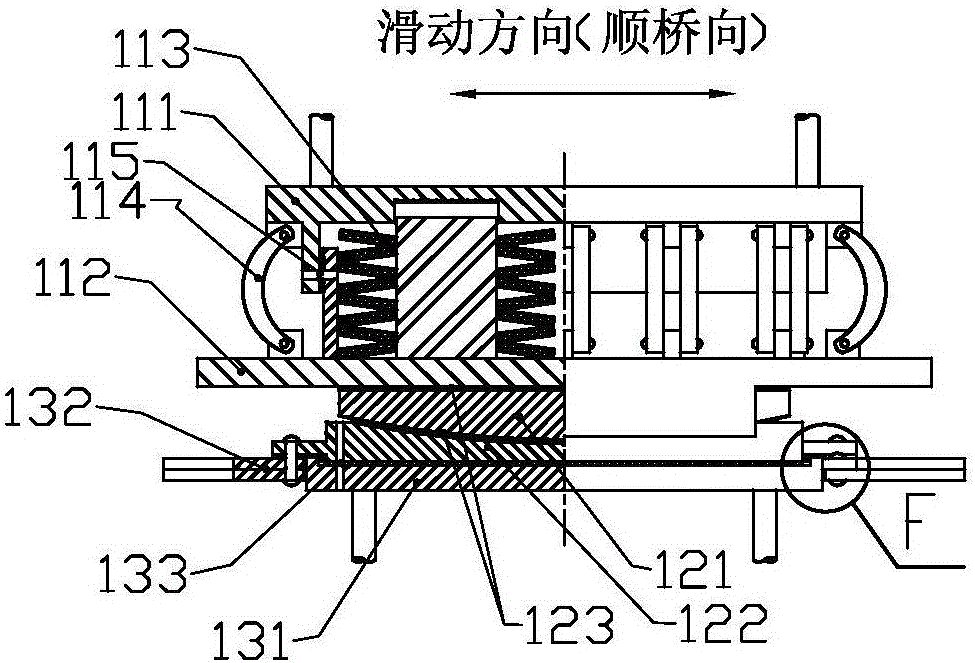 Two-way vibration absorption and isolation support suitable for cable-stayed bridge and suspension bridge