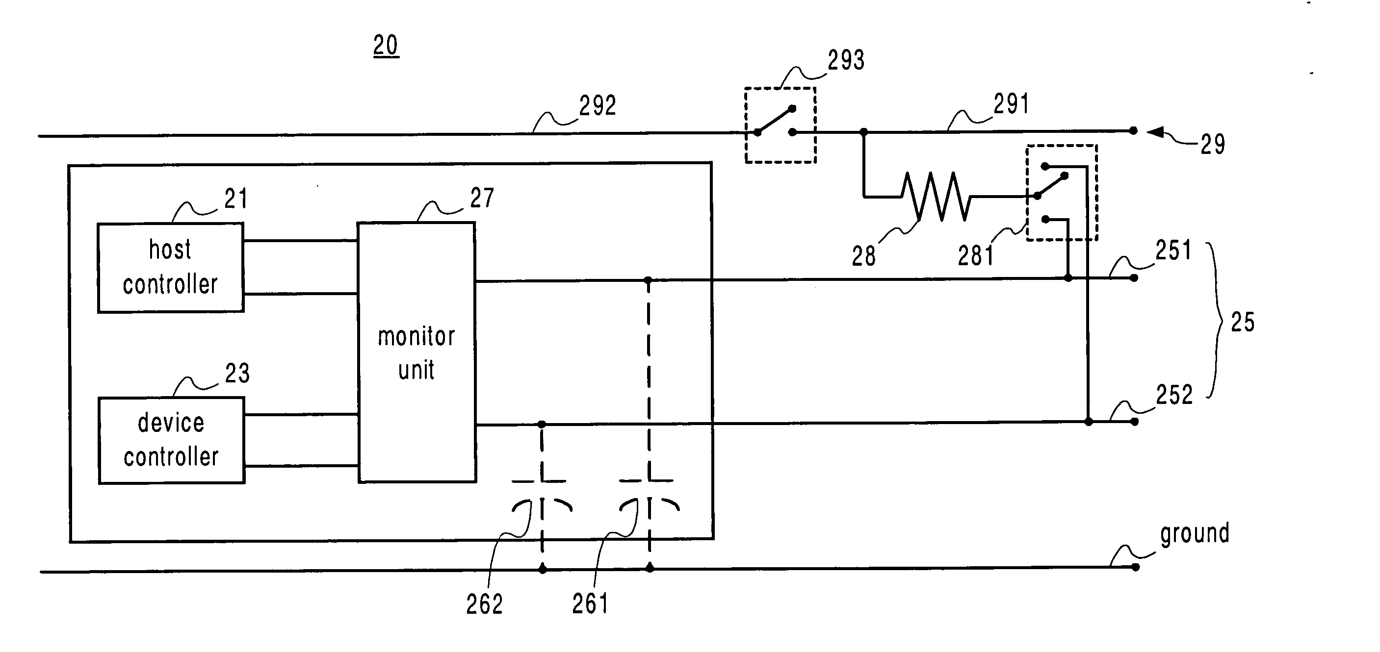 USB controller with intelligent transmission mode switching function and the operating method thereof