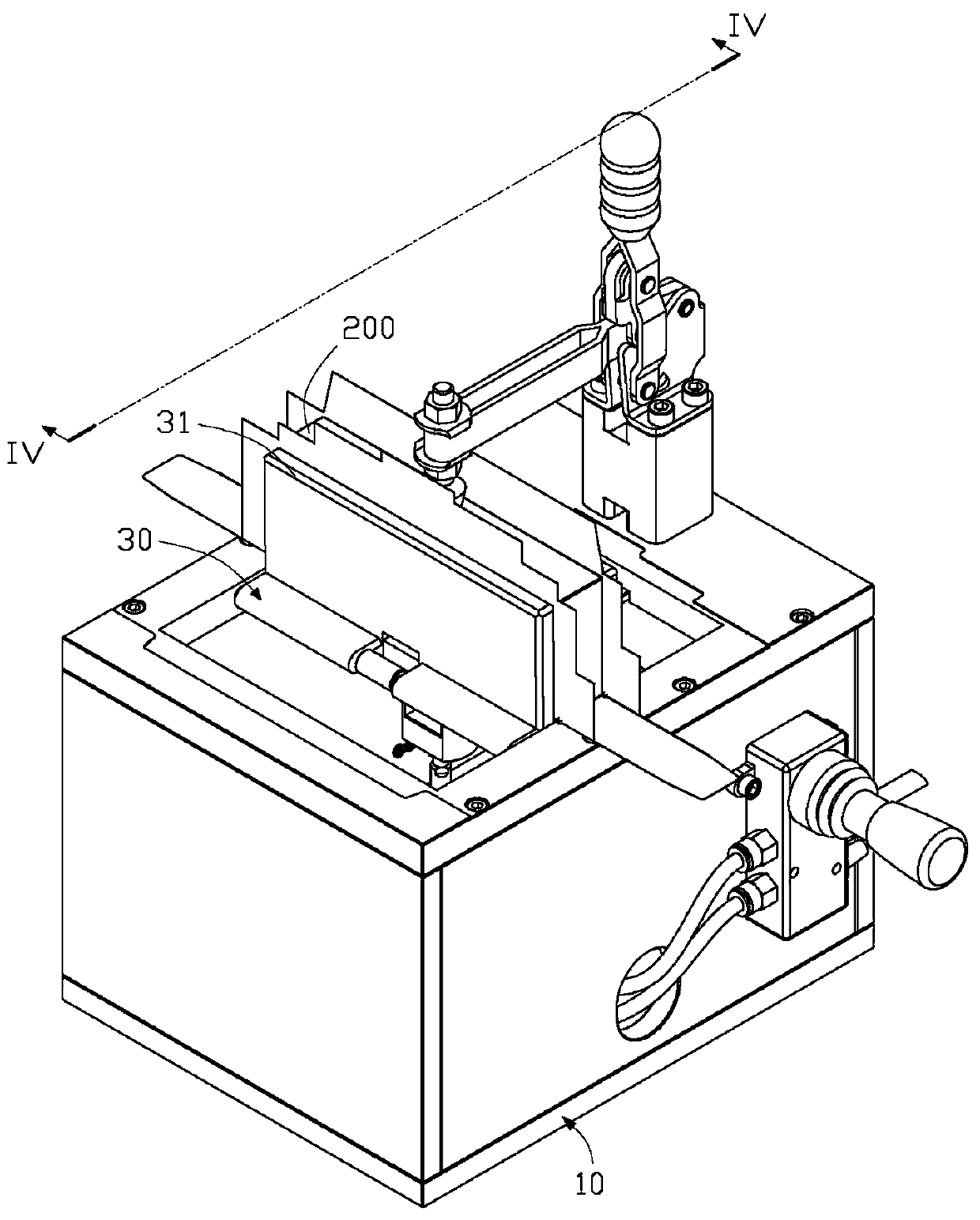 Film sticking device