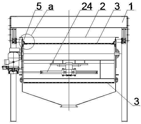 Mesh belt screen with high-molecular ring belt plane-rotation movement screen surface and manufacturing method of special mesh belt