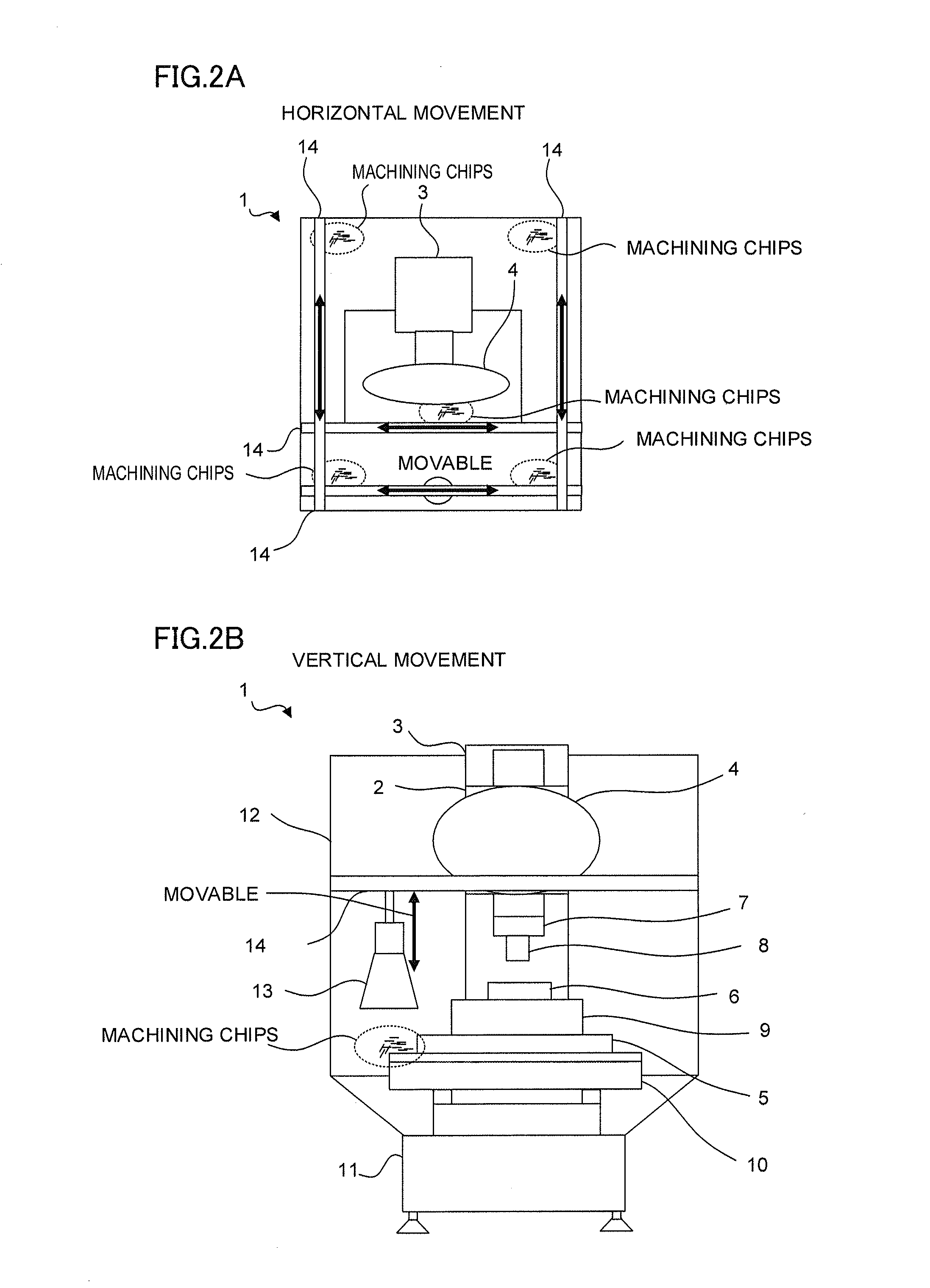 Processing machine including electric discharger