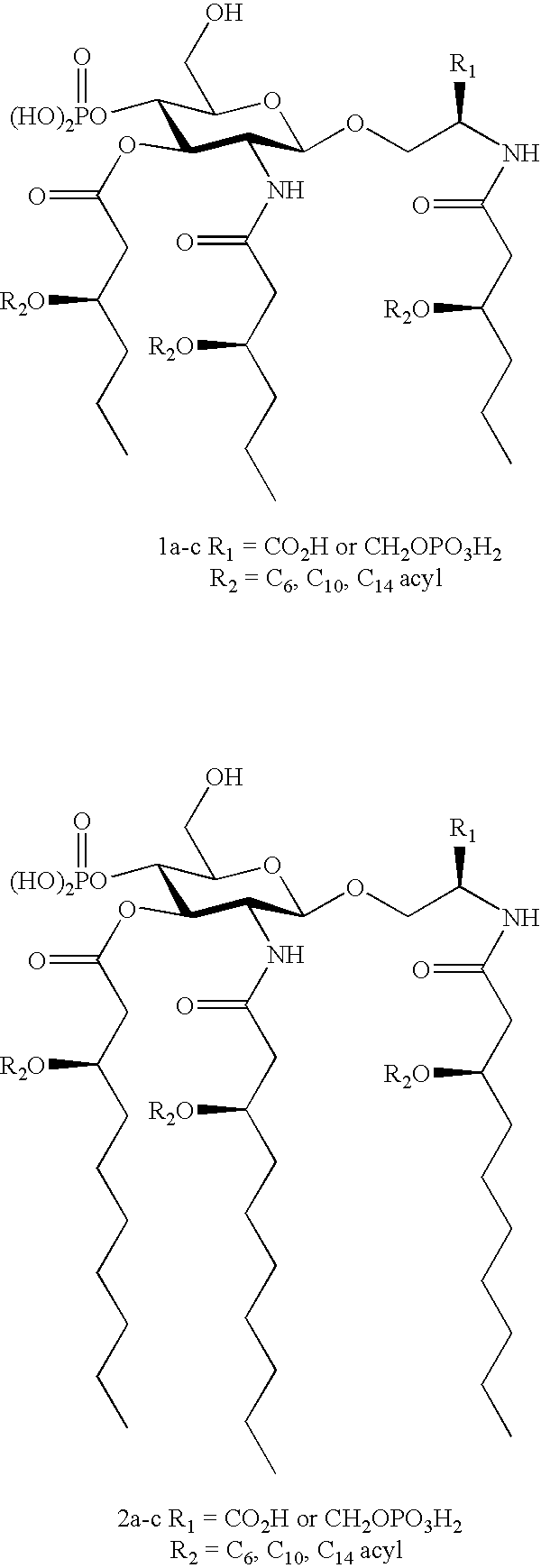 Certain aminoalkyl glucosaminide phosphate compounds and their use