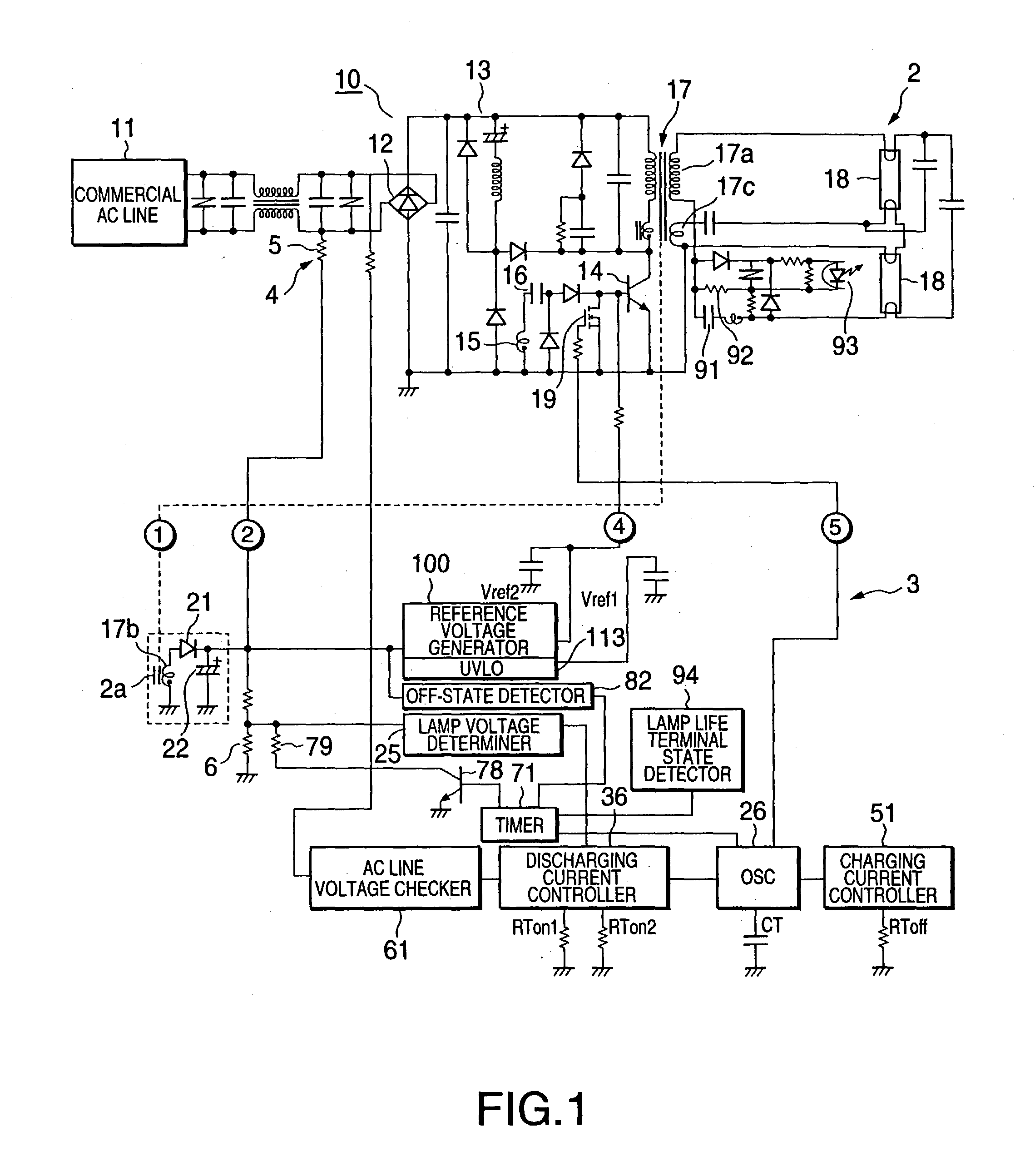 Discharge lamp lighting apparatus