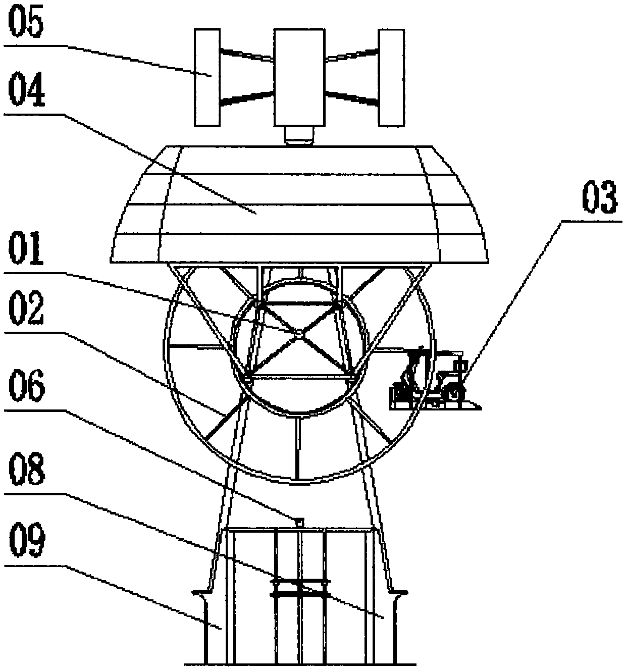 Windmill type smart parking charging station for two-wheel electric vehicle