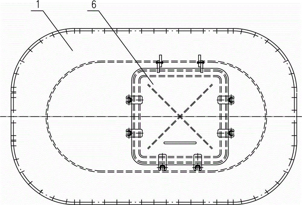 Floatable hatch cover of independent cargo cabin