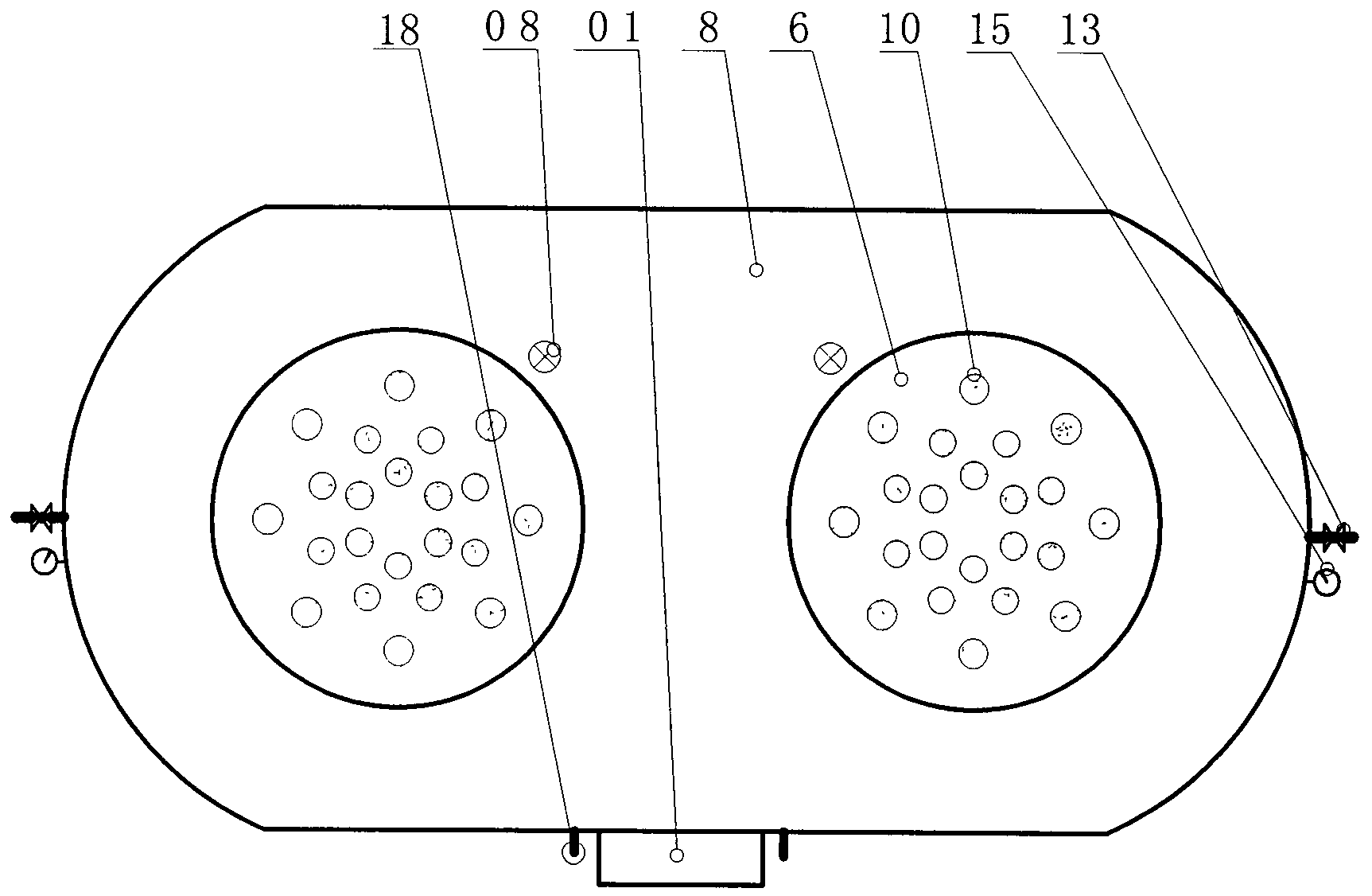 Energy-saving vacuum double cavity holding furnace