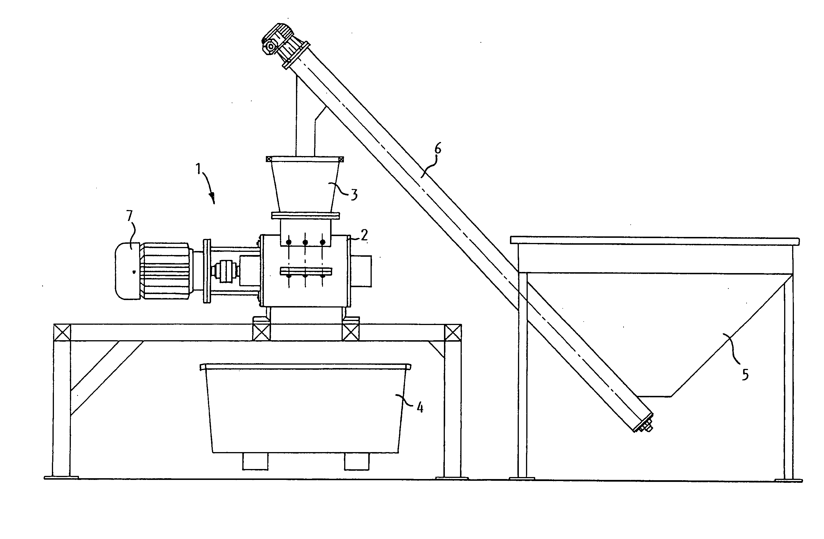 Unit and method for recycling a bituminous membrane