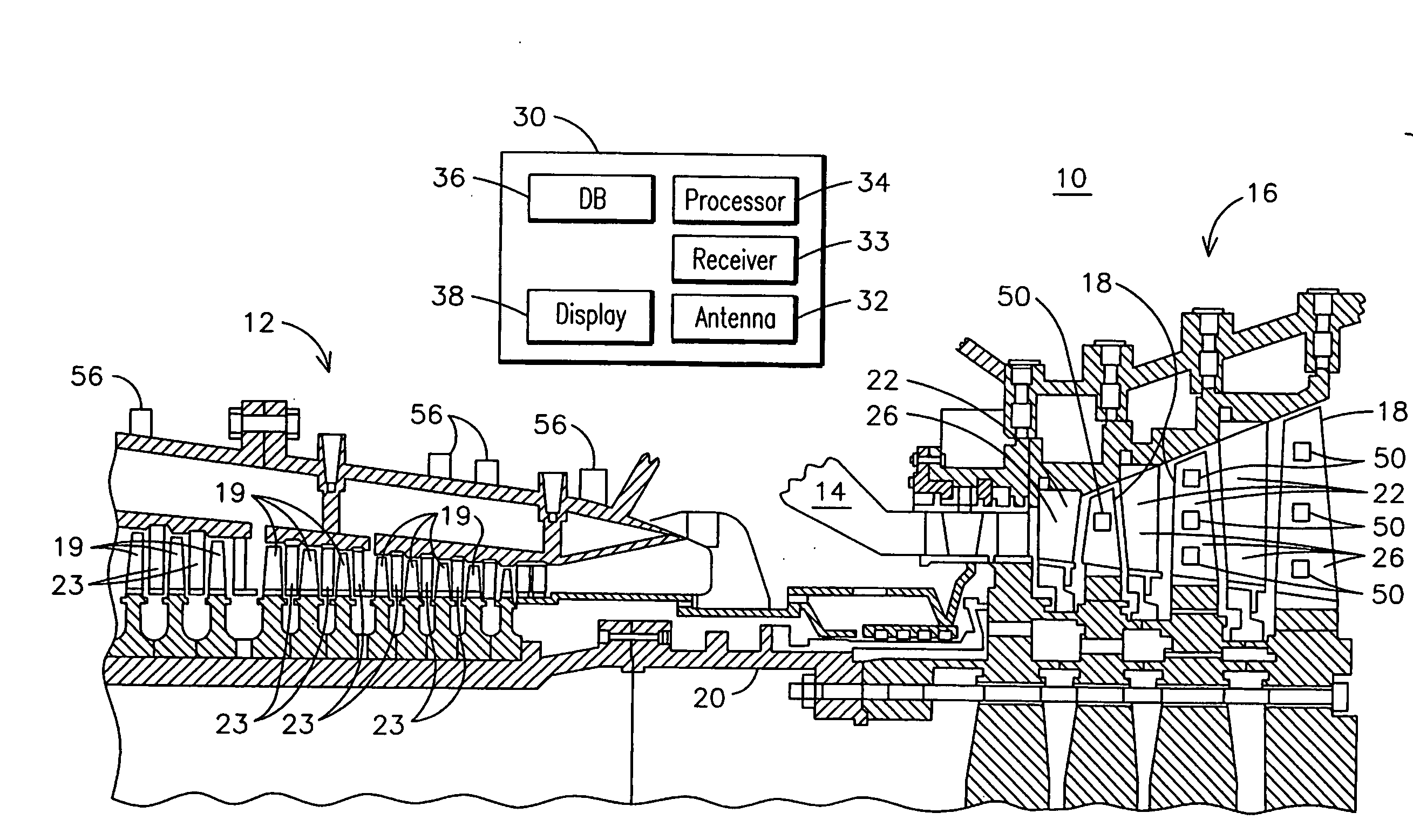 Instrumented component for use in an operating environment