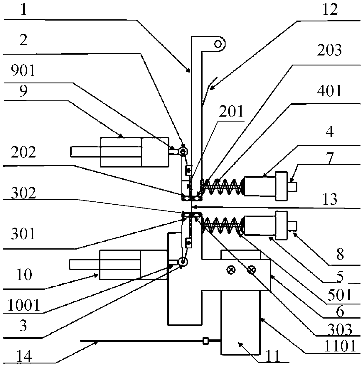 Protein staple fiber testing device