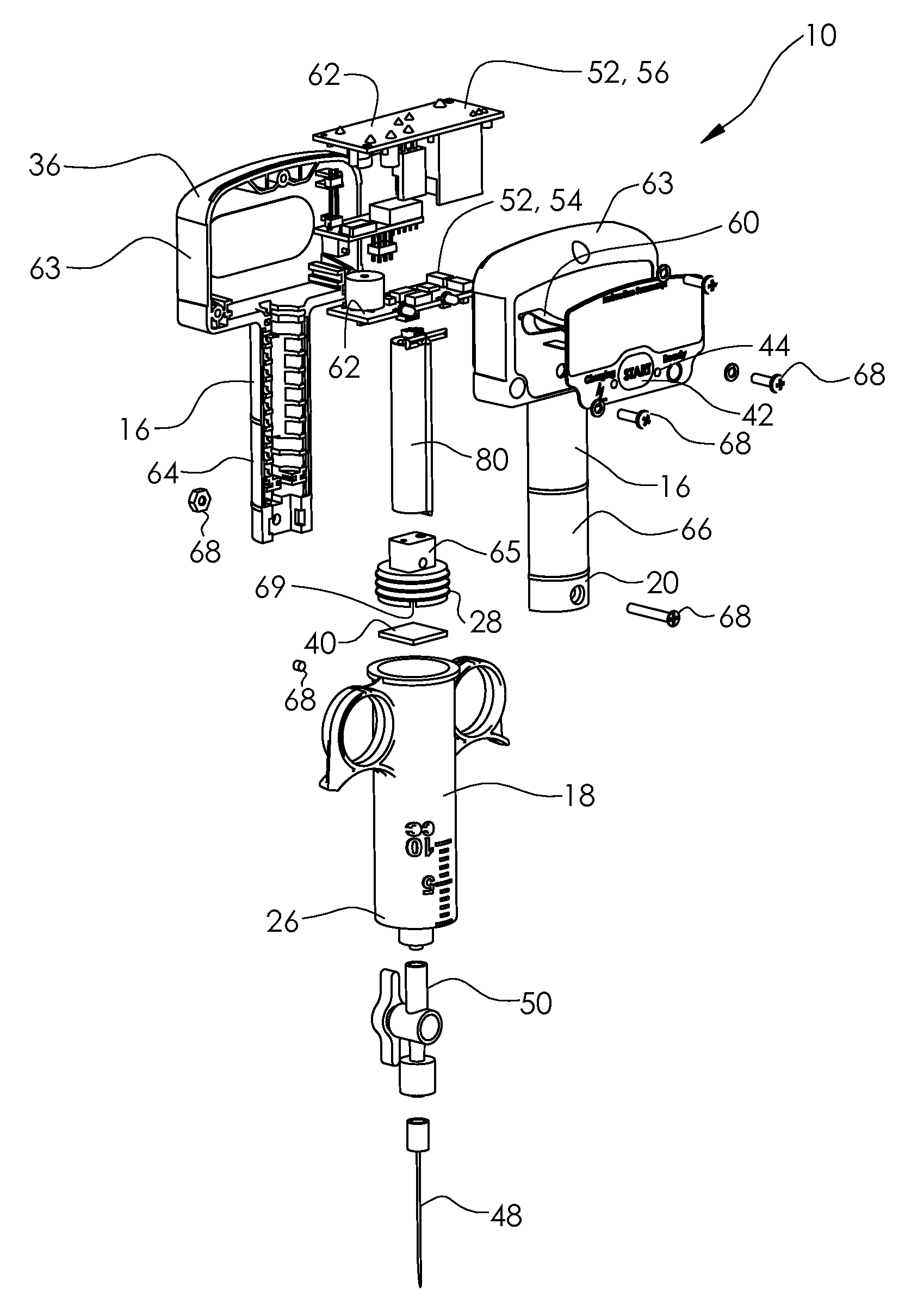 Apparatus and Method For Treating and Dispensing a Material Into Tissue