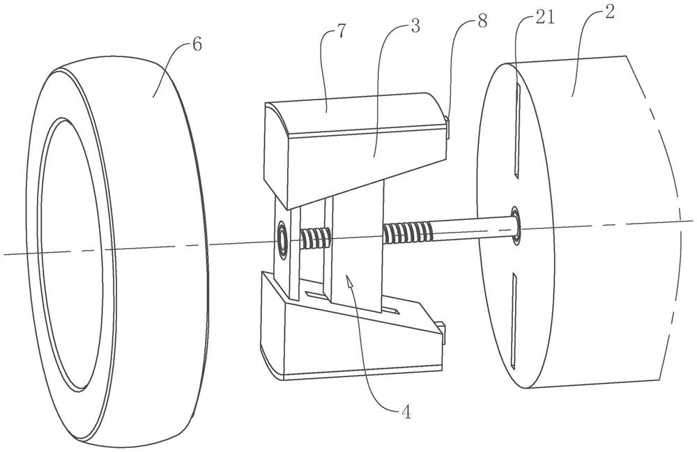 Automatic polishing device for bracelets