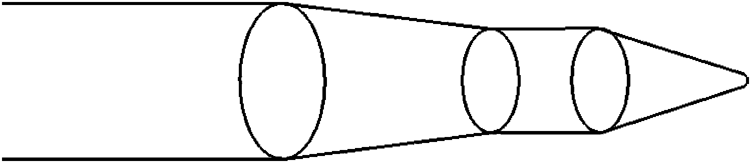 Electric conical valve type gas flow regulator for solid rocket ramjets