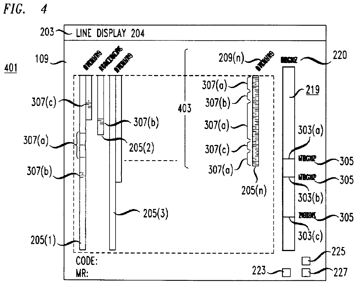 Apparatus for visualizing program slices