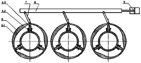 Sewage sludge high-efficiency deep reduction treatment device