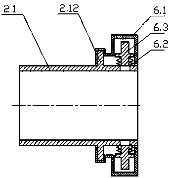 Sewage sludge high-efficiency deep reduction treatment device