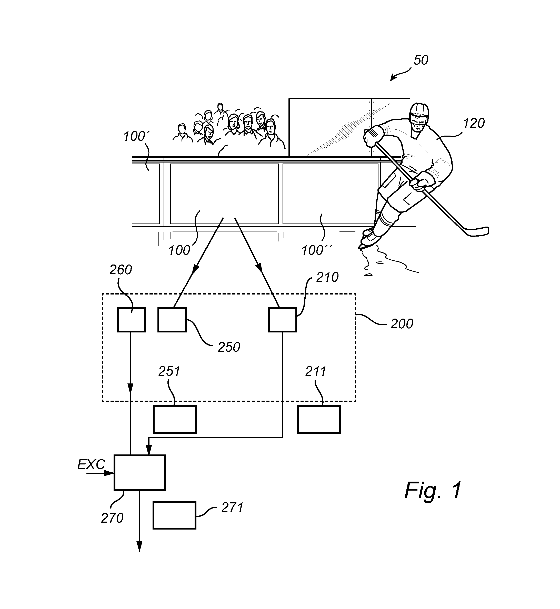 Identification system for a surface