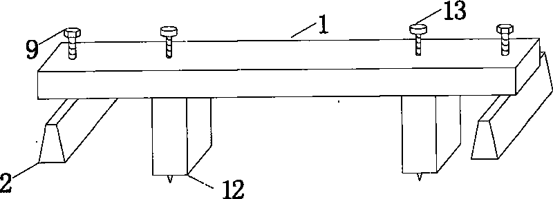 Trimaran model test alignment jig