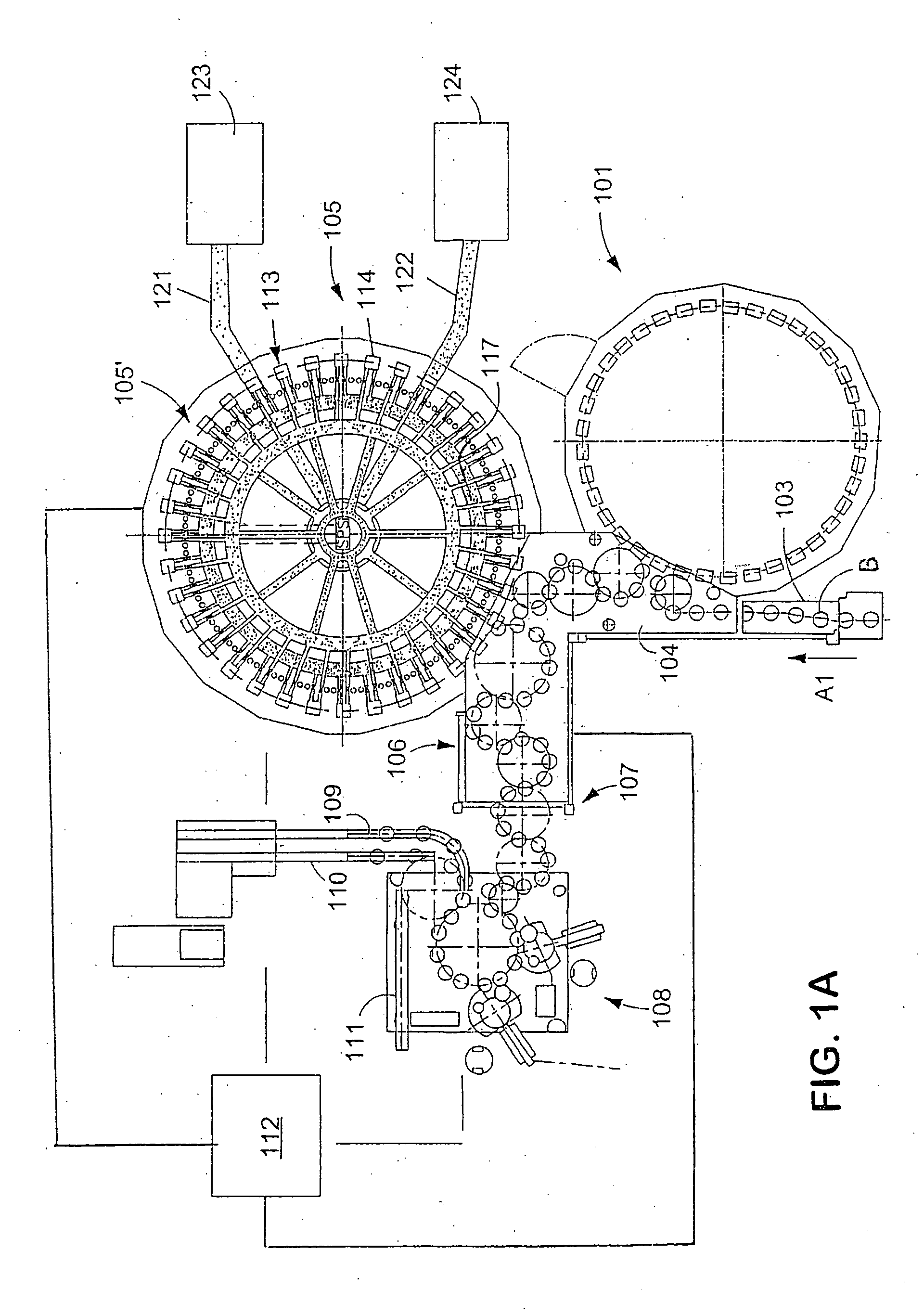 Beverage bottling plant for filling bottles with a liquid beverage material having a filling machine