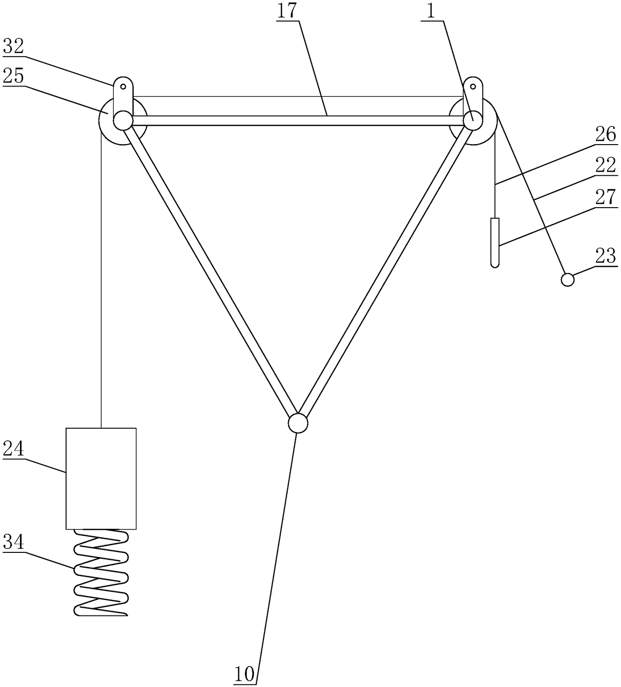 Combined physical training equipment for student dormitory