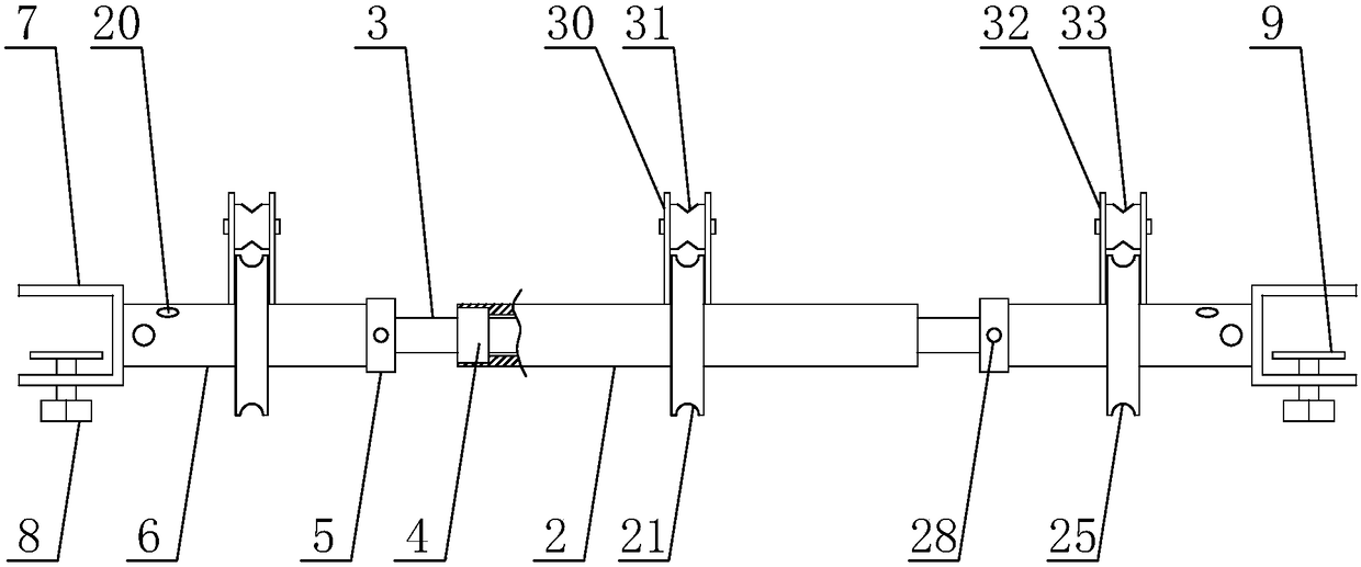 Combined physical training equipment for student dormitory