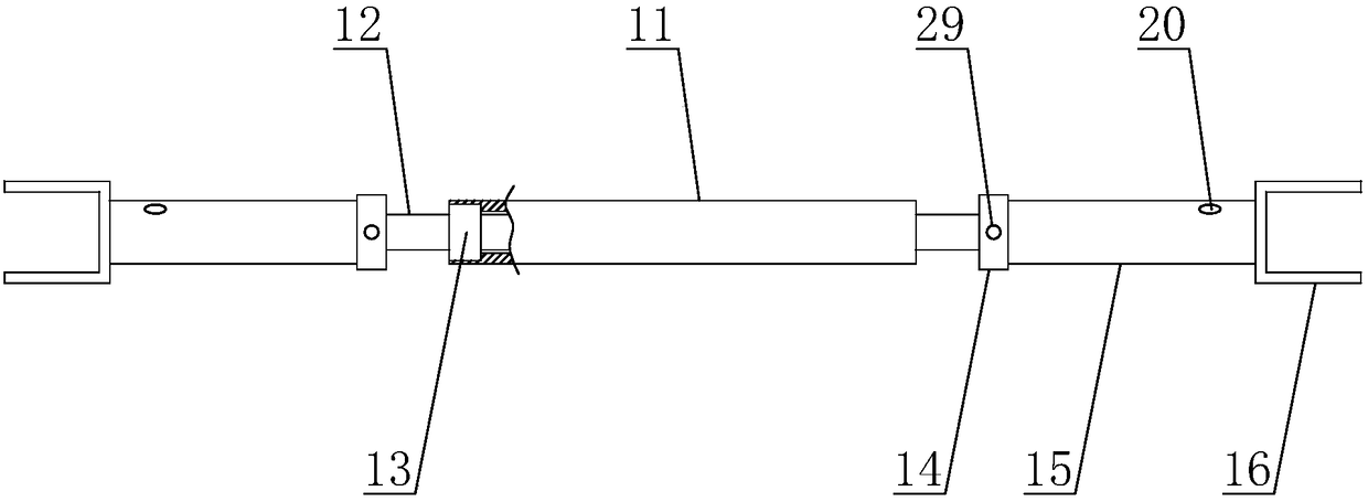 Combined physical training equipment for student dormitory