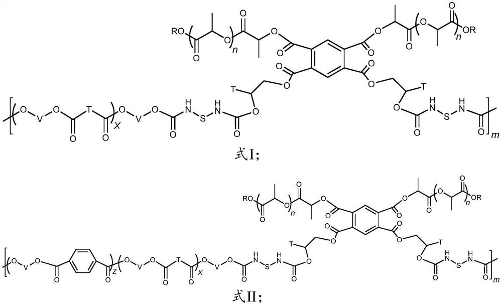 Long-chain-chain polylactic acid-based copolymer and preparation method thereof