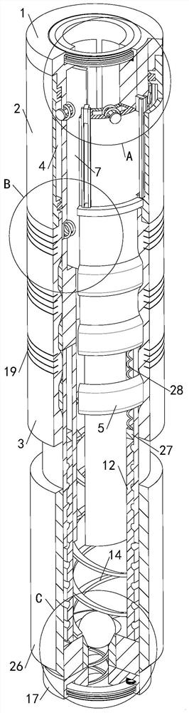 Expansion type rotatable drilling liner hanger