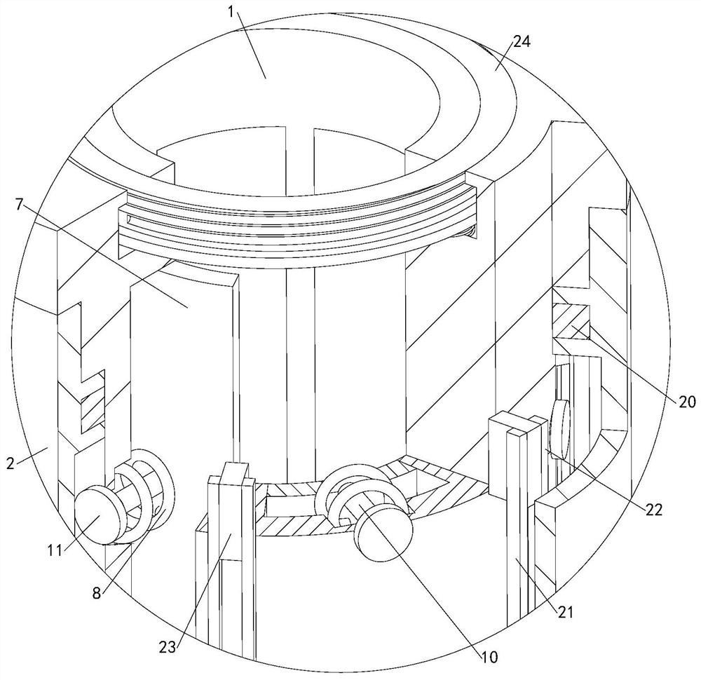 Expansion type rotatable drilling liner hanger