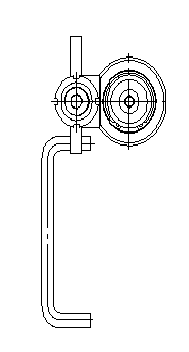 Axial adjusting device of grooving saw for board cutting of woodworking