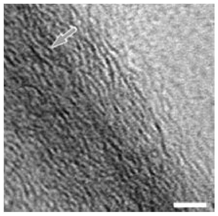 A kind of expanded interlayer spacing microcrystalline graphite material and its preparation method and application in sodium ion battery