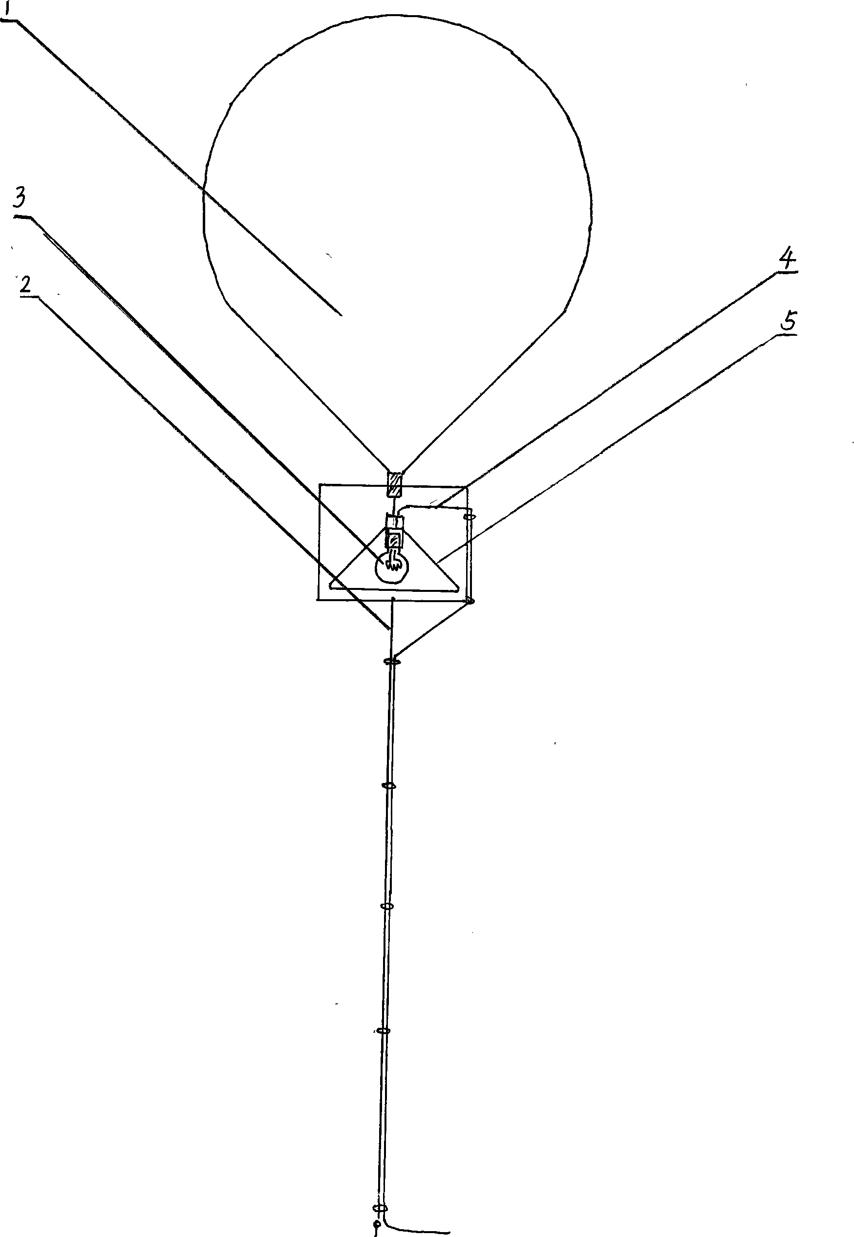 High-altitude balloon lamp