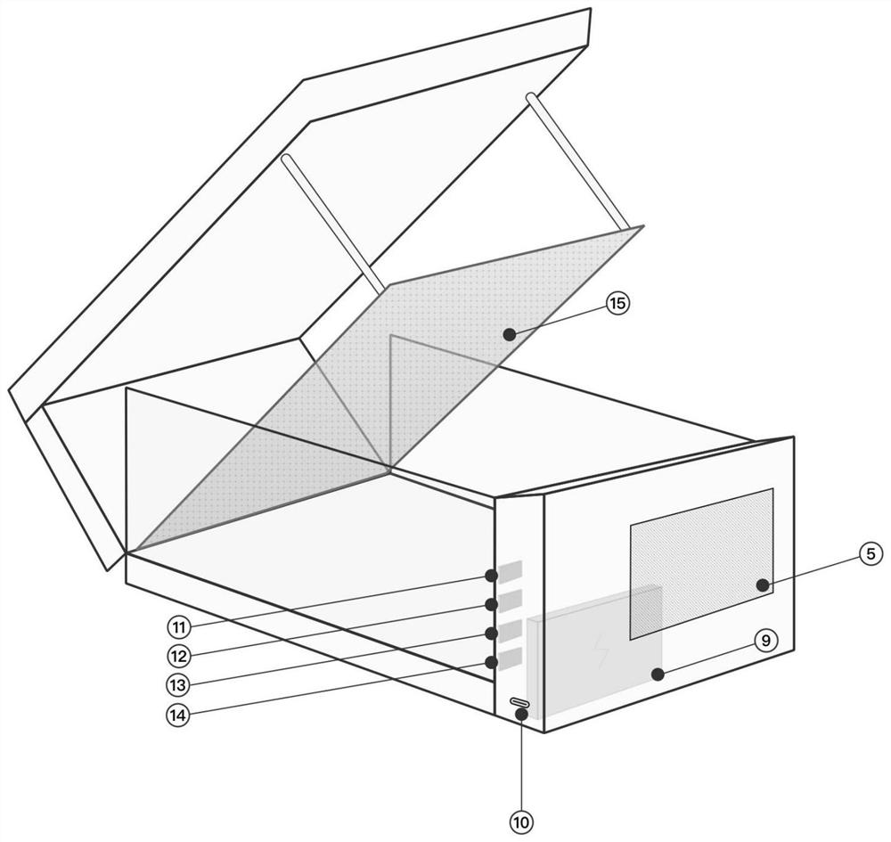 Reusable environment-friendly intelligent express box