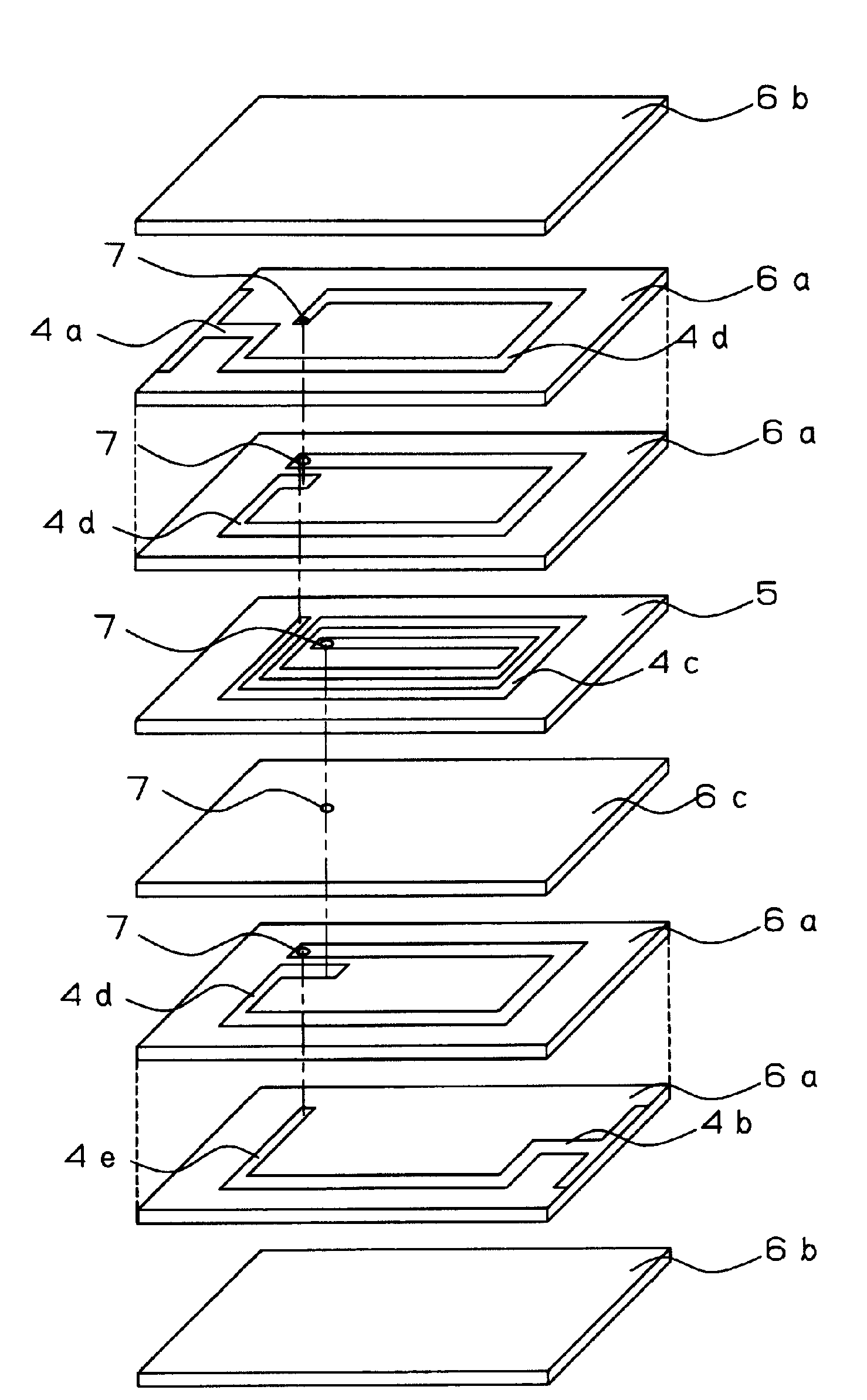 Laminated coil