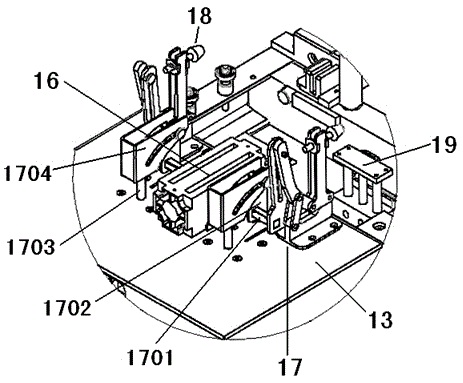 Welding tool clamp fixing and shaping metal structure bottom frame