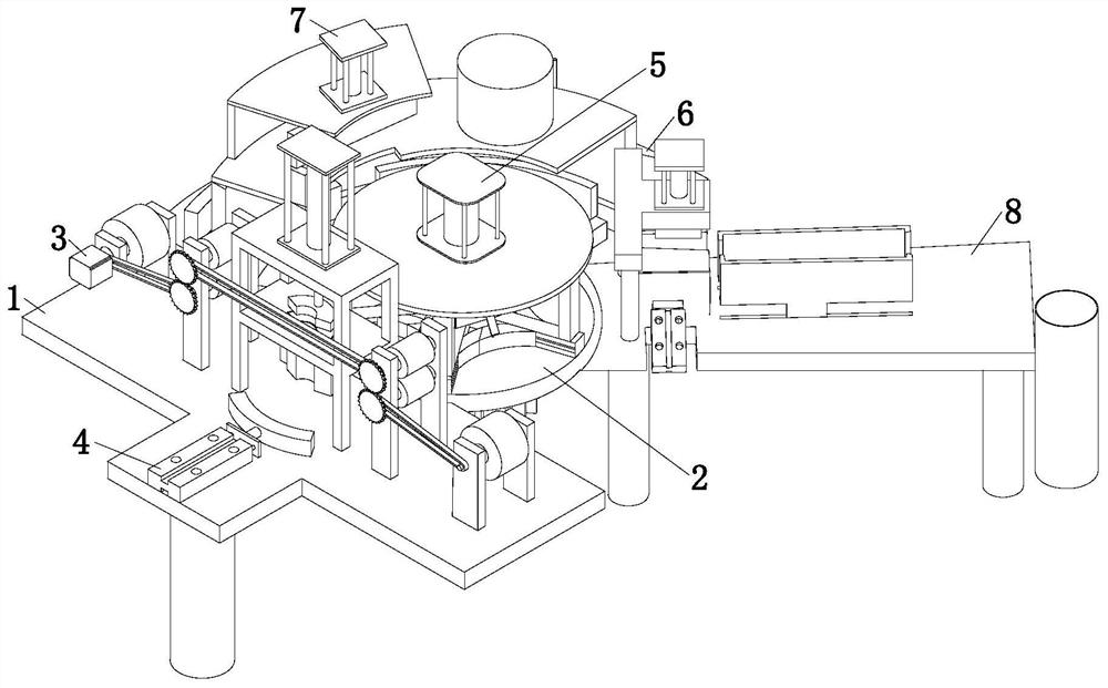 Automatic forming method for pearl wool heat insulation cup sleeve