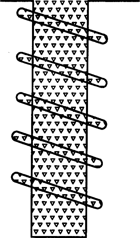 Construction method for spiral auger central pump injection superflowing concrete screw pile and device for fabricating screw thread of the pile