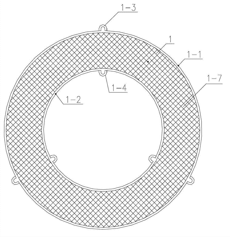 Metal winding type gasket, inner ring, centering ring and metal winding type gasket component