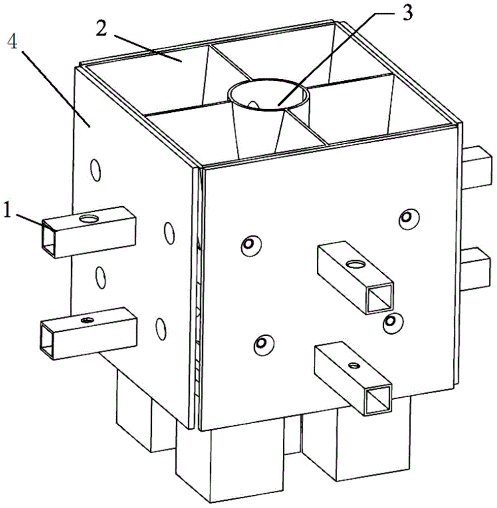 Integrated six-frequency-range multipurpose composite feed source