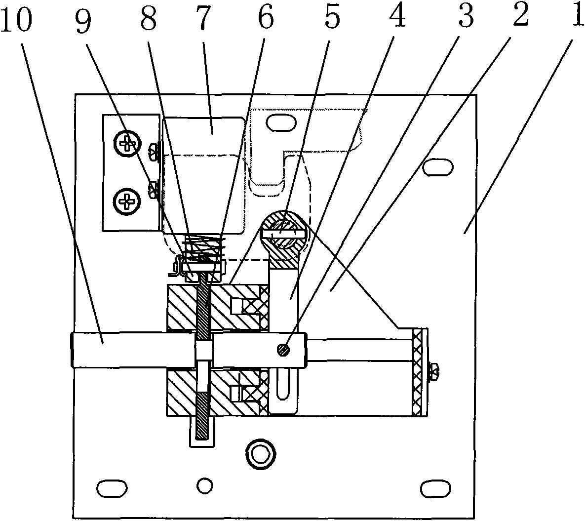 Portal crane lock