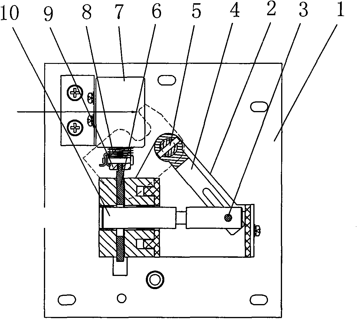 Portal crane lock