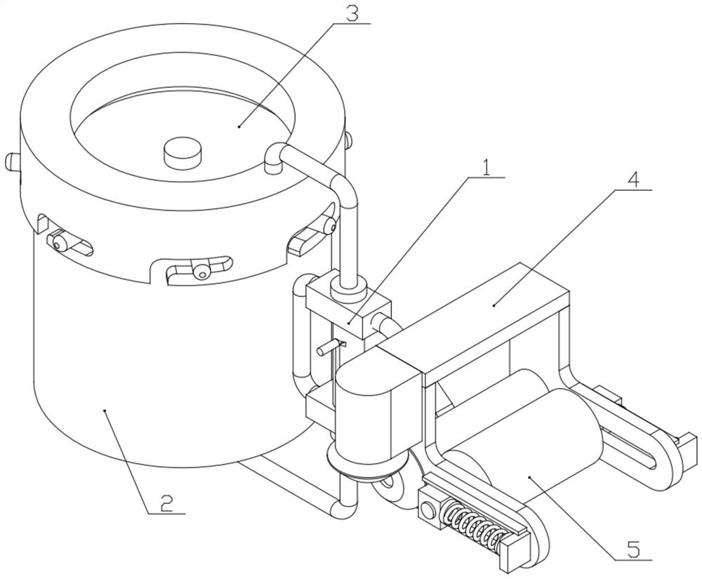 Active differential pressure balancing device for high-precision die drawing assembly