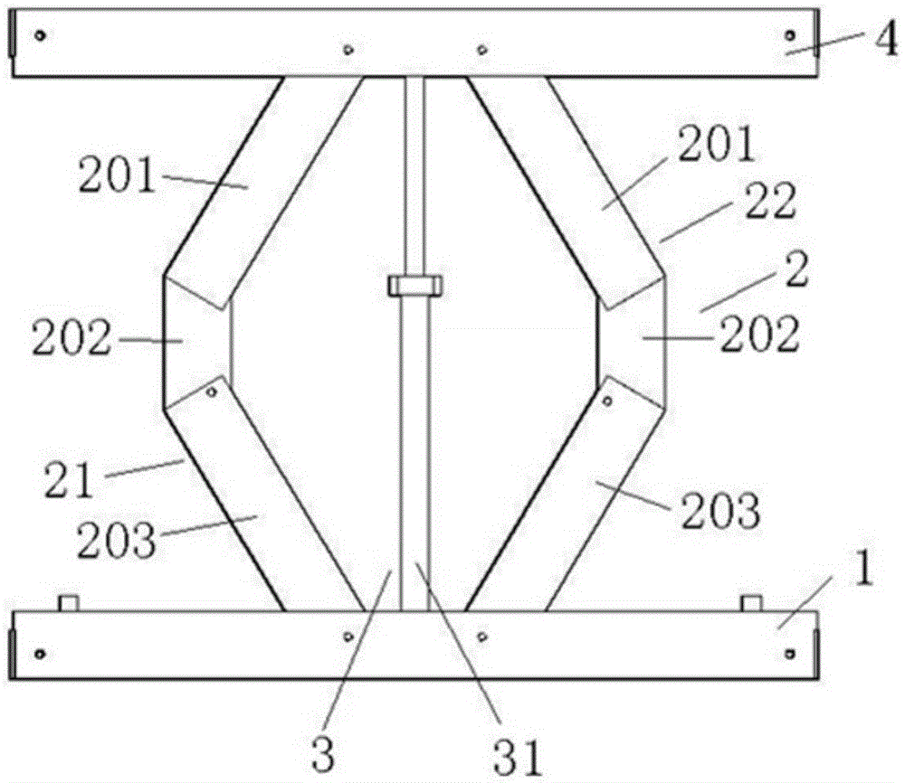 Universal supporting combined frame supporting unit and universal supporting combined frame