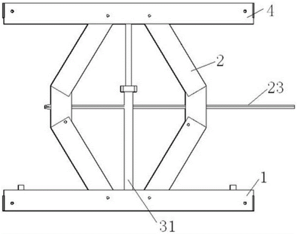 Universal supporting combined frame supporting unit and universal supporting combined frame