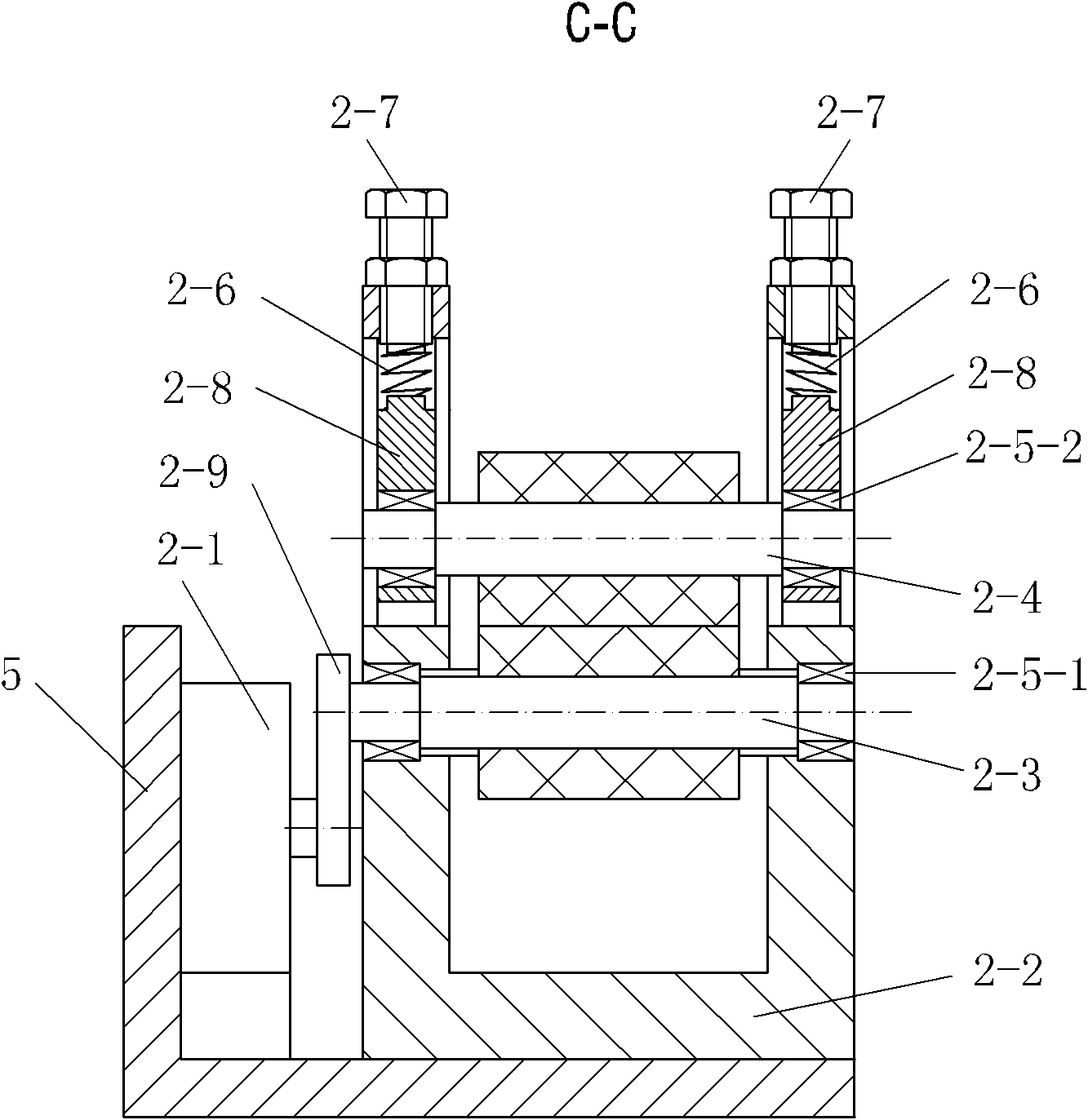 Single-yarn control device of computer type Jacquard warp-knitting machine