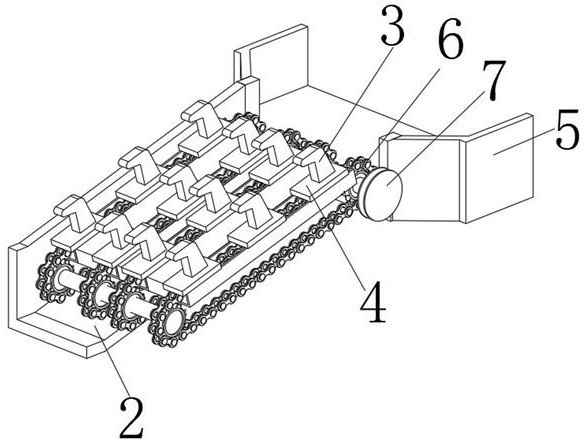 Environment-friendly agricultural production corn straw crushing device