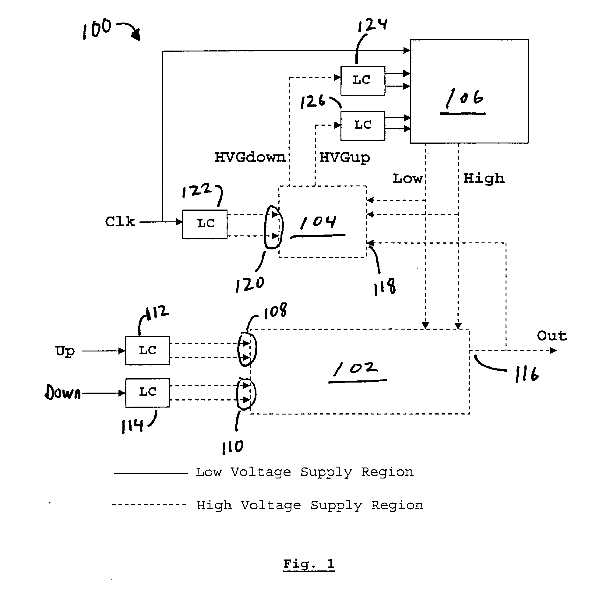 Device and method for increasing the operating range of an electrical circuit