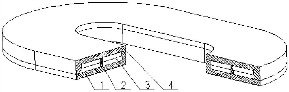 High-temperature superconducting magnet and preparation method thereof