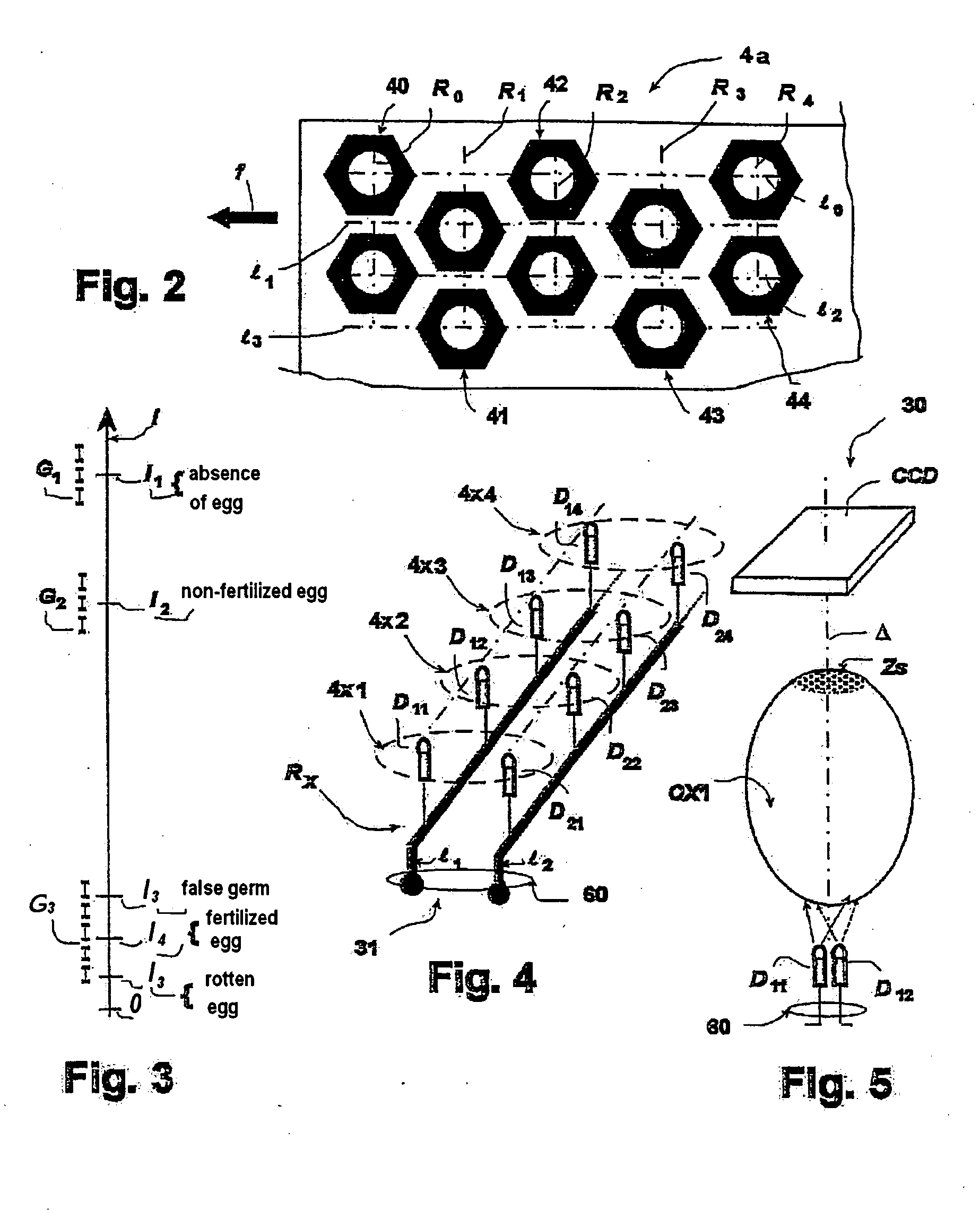 Installation For Candling Eggs And Optoelectronic System For Examining Under Radiation Such An Installation