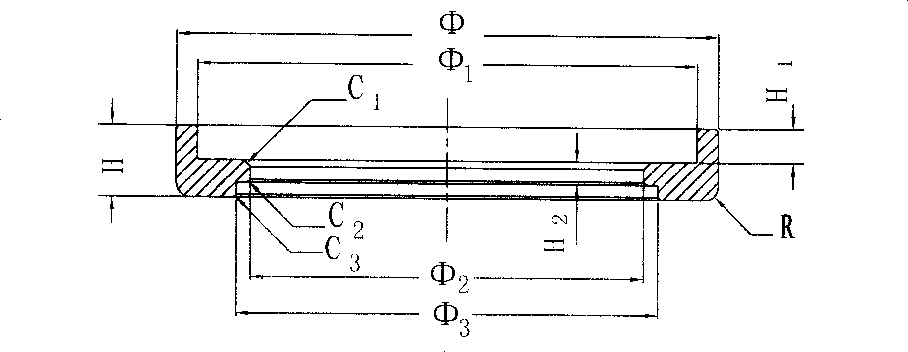 Novel annular seal steel skeleton production method